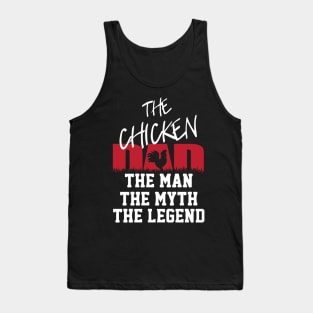 Funny Chicken Dad Farmer Gift, Chicken Gift For Husband product Tank Top